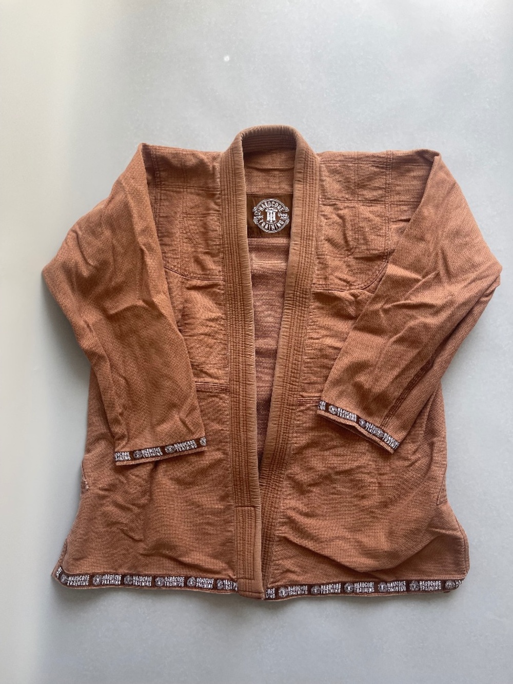 Hardcore Training BJJ Gi Jacket A4 Top Only Brown